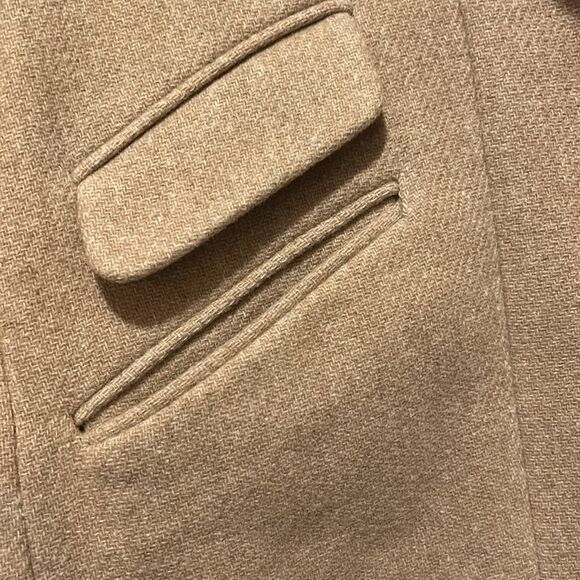 J. Crew Tan Pea Coat - Picture 4 of 14